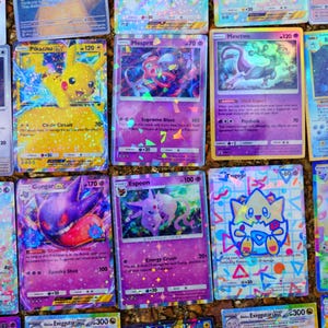 Custom Pokemon Cards Holographic Sticker Pack - You Name It, I Make It ...