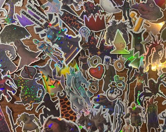 Custom Old School RuneScape Holographic Stickers: OSRS Sprite Pack