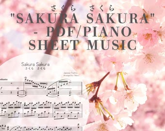 Sakura Sakura – PDF/Partitura para piano