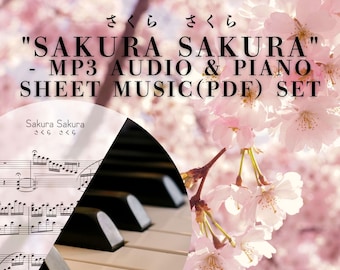 Sakura Sakura – Audio MP3 y partitura para piano (PDF)