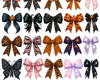 Halloween Coquette Bow PNG Collection, Spooky Coquette Bow Clipart, Bow Halloween Png, Bow Png, Ghost Bow png, Coquette Bow Sublimation