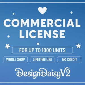 DesignDaisyv2 Kommerzielle Lizenz für alle Designs und lebenslange Nutzung, kommerzielle SVG-Datei, kommerzielle Schneiddatei, kommerzielle SVG-Designs