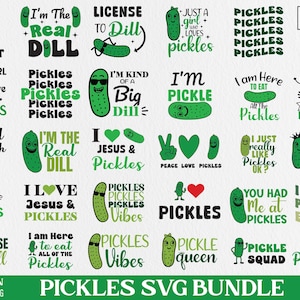 pickles svg bundle cricut pickles SVG, Pickles T-shirt Design Svg Bundle Pickle, pickles design sublimination commercial use, funny pickle