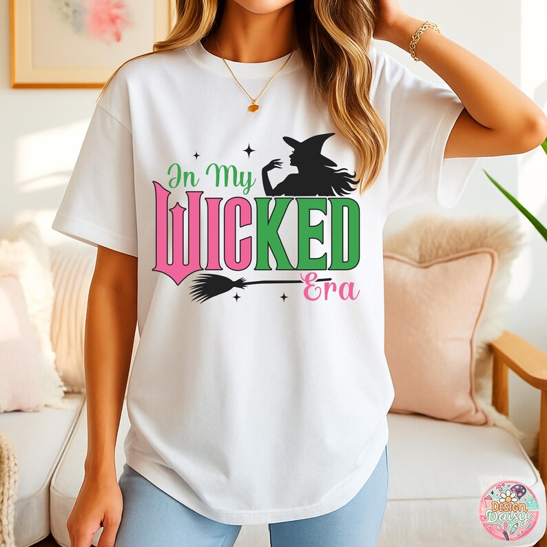Wicked T-shirt Svg Png Bundle, Wicked Pink and Green Shirts, Wizard ...