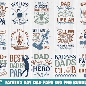 Father&#39;s Day T-shirt Bundle, Dad sayings SVG, Daddy Dad Papa cut files, Best dad ever svg, Happy Fathers Day gift, Fathers Day Celebration