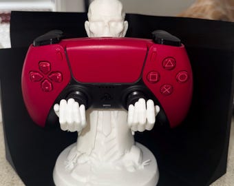 controller stand, Phone holder, Phone dock, Controller display, Gift for him, Gamer decor, desk accessory, controller stand 3d printed stand