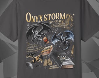 Onyx Storm Shirt | Fly or Die | Empyrean Series Bookish Tee | Fourth Wing Fan Gift