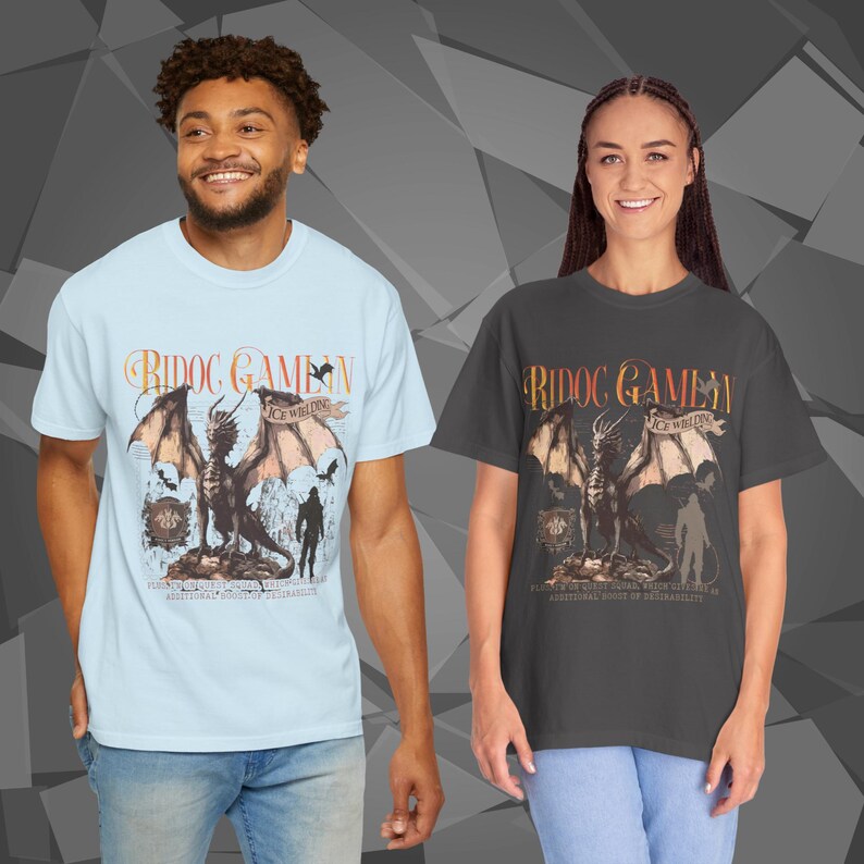 Comfort Colors unisex T-shirt featuring a Fourth Wing fantasy design inspired by the Empyrean Series. Premium quality 100% cotton shirt with a soft, relaxed fit, available in 14 colors and plus sizes. Bookish fantasy apparel inspired by Iron Flame, Onyx Storm, Basgiath War College, Dragon Riders, Fly or Die, and the Riders Quadrant, for fans of Violet Sorrengail, Xaden Riorson, and Rebecca Yarros.