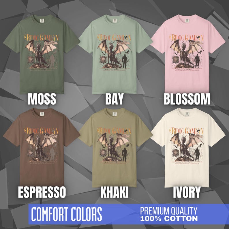 Comfort Colors unisex T-shirt featuring a Fourth Wing fantasy design inspired by the Empyrean Series. Premium quality 100% cotton shirt with a soft, relaxed fit, available in 14 colors and plus sizes. Bookish fantasy apparel inspired by Iron Flame, Onyx Storm, Basgiath War College, Dragon Riders, Fly or Die, and the Riders Quadrant, for fans of Violet Sorrengail, Xaden Riorson, and Rebecca Yarros.