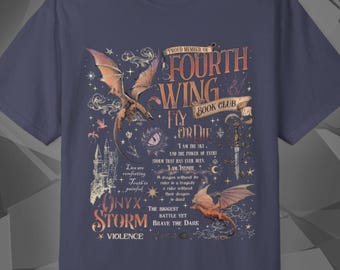 Fourth Wing Book Club Shirt | Fly or Die Dragon Rider Tee | Empyrean Book Series