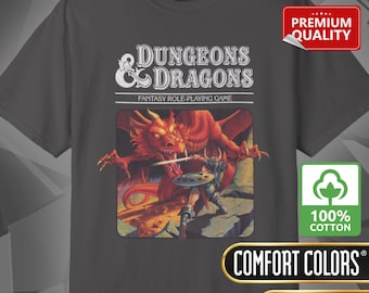D&D Vintage Graphic Tee (#1) Dungeons and Dragons 1974 70s 80s Retro - Comfort Colors T-Shirt