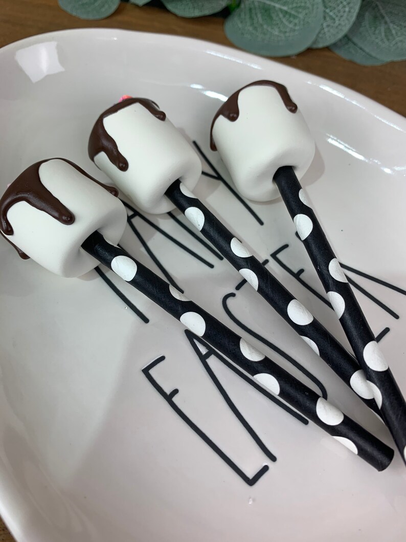 Fake Marsh Fake Marshmallows on a Stick Decorative Etsy