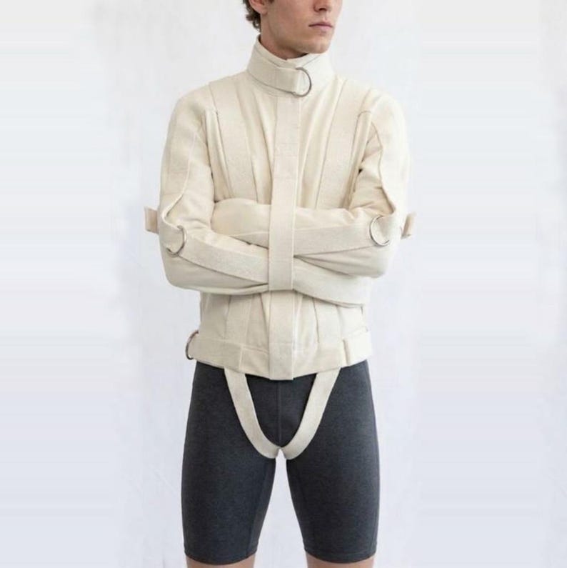 Heavy Duty Straitjacket - Natural Canvas Restraint - Etsy