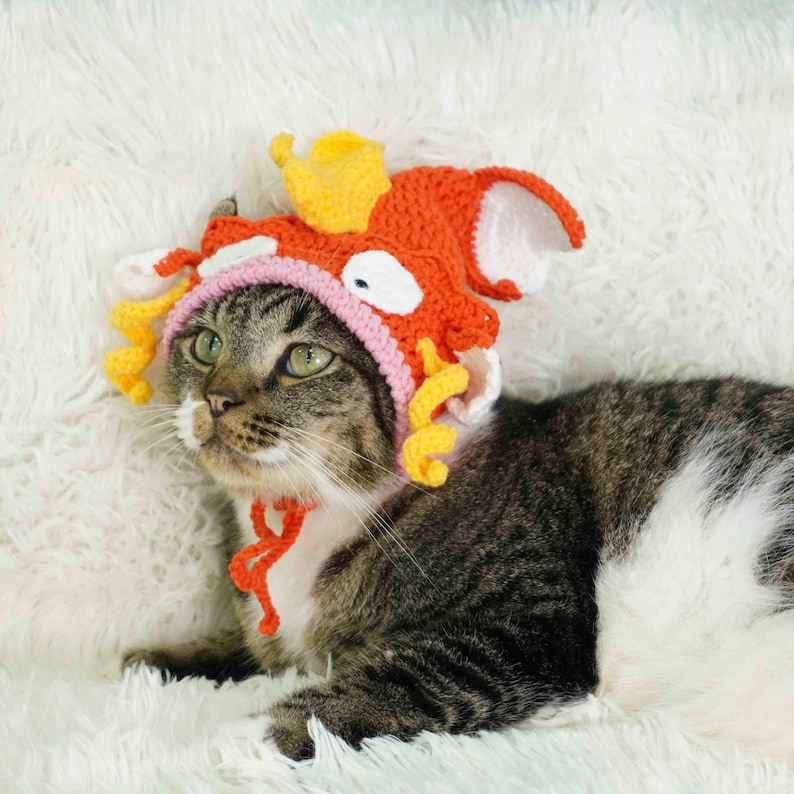 Fish Cat Hat Crochet Pattern, Cat Hat Crochet Pattern, Cat Fish Costume ...