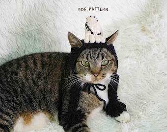 sodass der Katzenhut auch ein Hingucker ist und jeder seinen Lieblingsmenschen häkeln kann