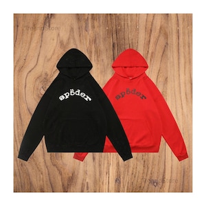 Sp5der hoodie black - Etsy 日本