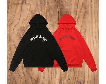 Sp5der I Heart SP5 パーカー ブラック – 男女兼用ストリートウェア