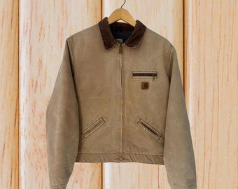 Oversized Detroit-jas zwaar gewassen werkkledingjas