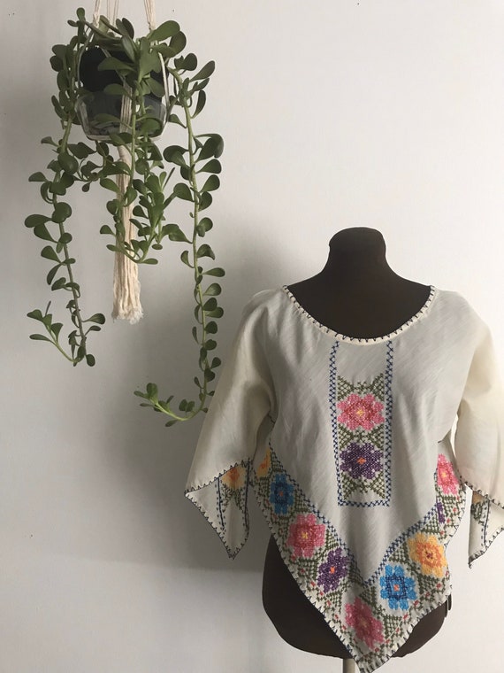 Girls Unique Boho Embroidered Belt - Handmade Embroidered Belts - Boho Artisanal Belts main image 0