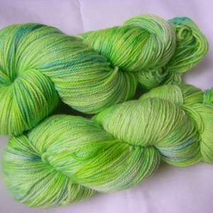 Superwash Merino Nylon Fingering Sock Yarn - Gemini Sock - Margaritas at Dawn
