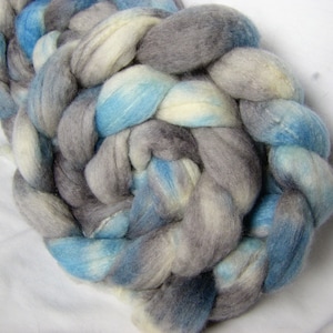 South American / Silk - Custom Blended Spinning Top Fiber Roving - EXPB04