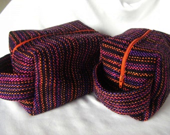 Knitting Project Box Bag Hand Woven  - FREE SHIPPING in Canada