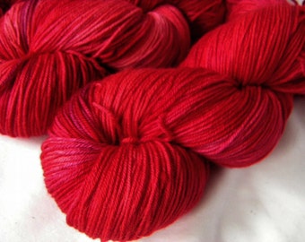 Superwash Merino Fingering - Artemis - Rouge à lèvres
