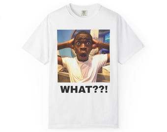 WHAT??! Funny Meme T-Shirt - Brain Rot Humor Tee - Viral Internet Trend Shirt - Relatable Graphic Tee