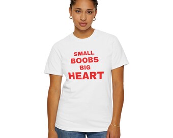 Small B*obs Big Heart - Funny Meme T-Shirt - Brain Rot Humor Tee - Viral Internet Trend Shirt - Relatable Graphic Tee