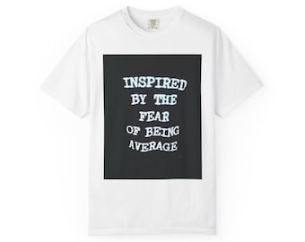Camiseta con meme divertido "Miedo a ser mediocre" - Camiseta con humor sobre la pudrición cerebral - Camiseta viral en internet - Camiseta con gráficos fáciles de identificar