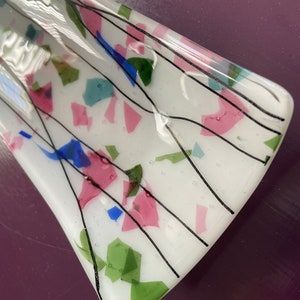 Lovely Fused Glass Channel Plate