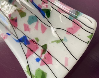 Lovely Fused Glass Channel Plate