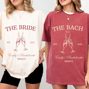 The Bach Club Bachelorette Party Shirt: Comfort Colors Social Club Tee