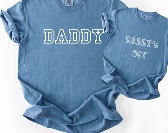 Comfort Colors Daddy & Daddy's Boy Matching T-Shirts