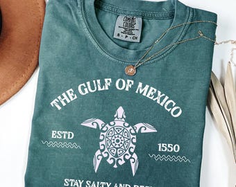 Gulf of Mexico Stay Salty Comfort Colors Shirt