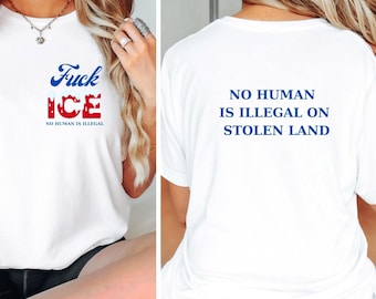 Kein Mensch ist Illegal Shirt: Menschenrechtler-T-Shirt
