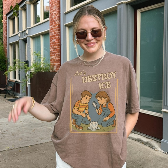 Abolish ICE T-Shirt: Pro Immigration Comfort Colors Tee