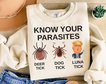 Kenne Deine Parasiten Anti-Trumpf-Shirt: Sarkastisches Polit-T-Shirt