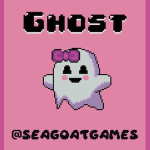 Punto de canal fantasma lindo para Twitch / Punto de canal de Twitch / Emotes de Twitch / Puntos de canal lindos / Icono de punto de canal / Punto de canal