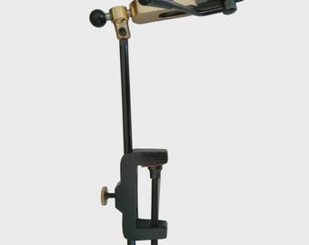 Fly Tying Vise with Bench Clip Metal 360 Rotation and Multiple Adjustments