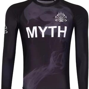 Men BJJ MMA Rash Guards Grappling Jiu Jitsu Training No Gi Fight Wear Compression Shirt