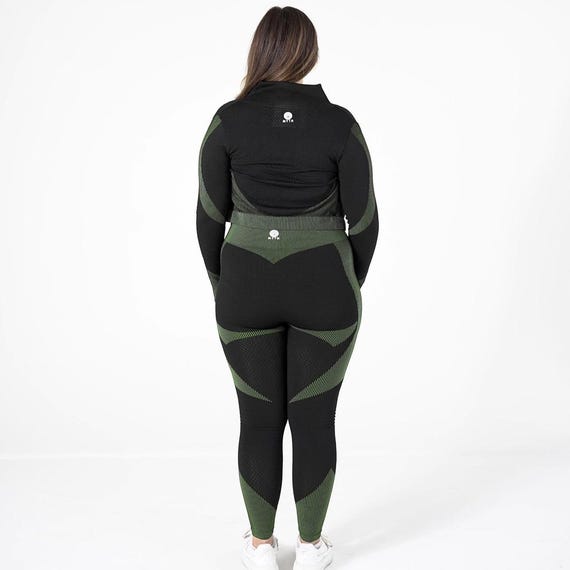 yoga dress set for ladies Long Sleeve and Leggings Yoga 2 Piece Set - Stylish Activewear