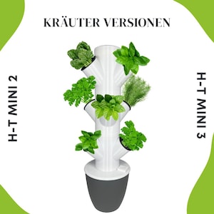 Hydroponic tower / Hydroponic system / Hydroponic tower / hydroponic system / Indoor / Outdoor / H-T Mini Herb Version
