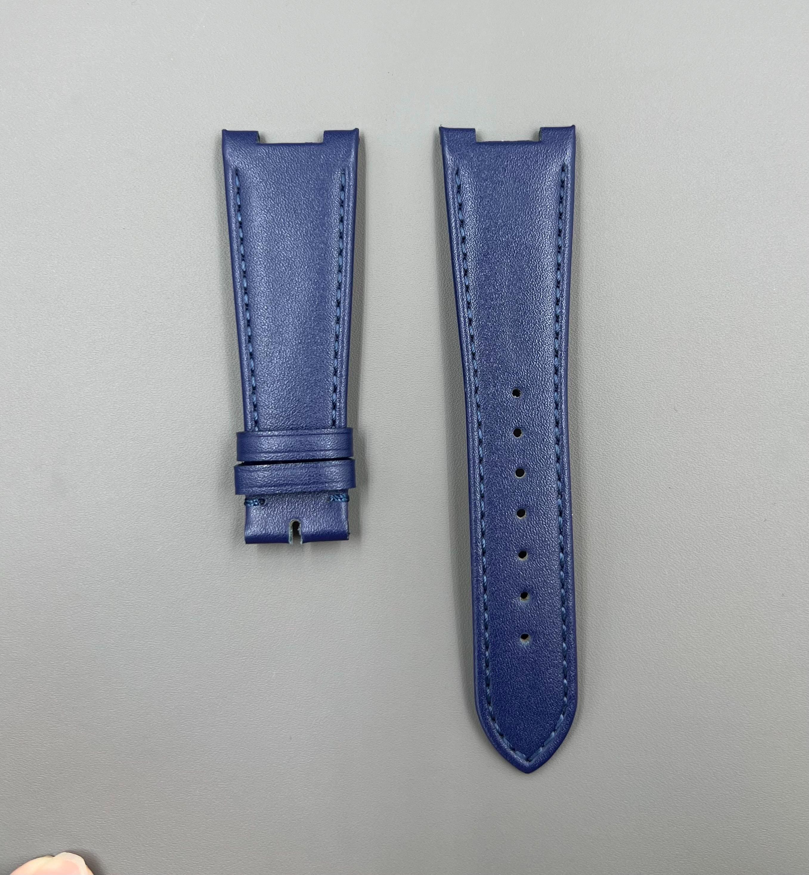Handmade in Navy Blue Leather for Patek Nautilus 5711/5712/5726