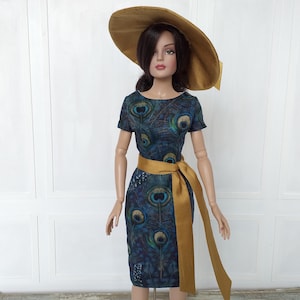 Fitted Dress And Hat for Grace and RTB101 Body Dolls, 16” Robert Tonner Doll,