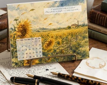 2027 Watercolor Calendar, Chronicles of Silence, Vintage Nature Monthly Planner (Digital Download)