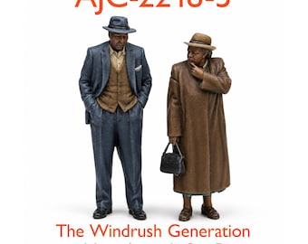 1950s Windrush Figures – New Arrivals Set 5 - High-Detail Resin Model Railway Set O/OO
