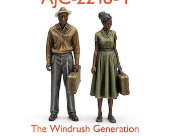 1950s Windrush Figures – New Arrivals Set 4 - High-Detail Resin Model Railway Set O/OO