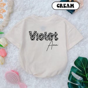 Custom Cow Name Boy Bubble Romper, Personalized Cow Western Farm, Baby shower Gift, Baby boy Clothes, Western Country, Baby shower Gift
