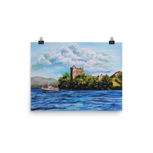 Loch Ness Urquhart Castle print